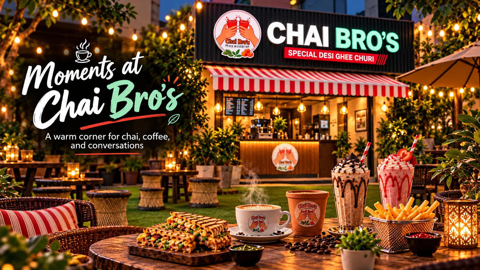 Chai Bro's cafe and food