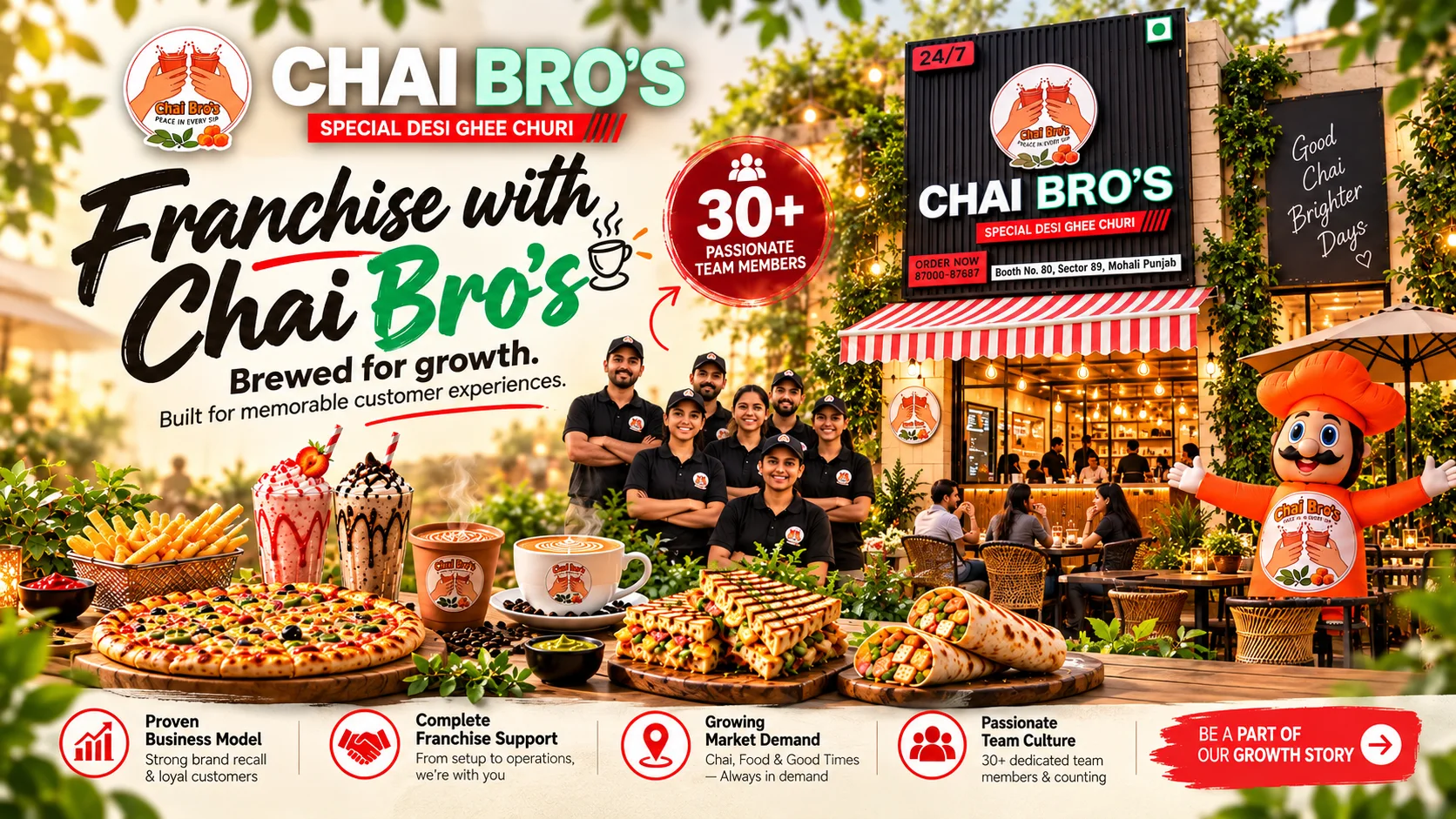 Chai Bro's franchise banner
