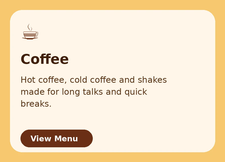 Coffee and chai